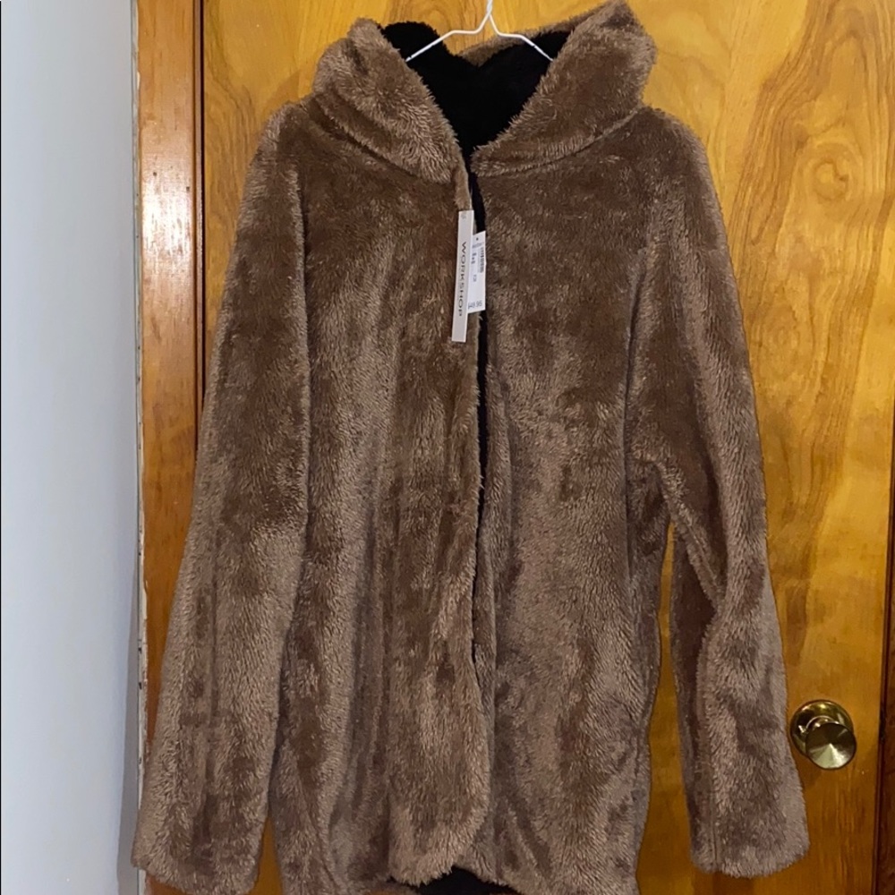 Teddy brown soft coat!